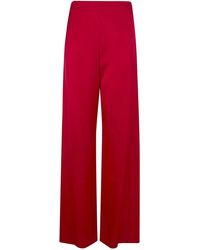 Blugirl Blumarine - Satin Long Trousers - Lyst