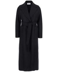 Harris Wharf London - Wool Wrap Mini Coat - Lyst