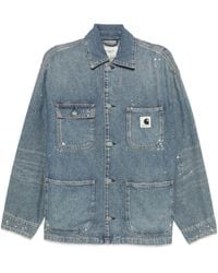 Carhartt - Logo-Patch Denim Jacket - Lyst