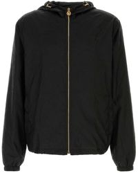 Versace - 'Barocco' Jacquard Windbreaker - Lyst