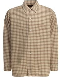 Beams Plus - Open Bd Sucker Cotton Linen Casual Shirt - Lyst