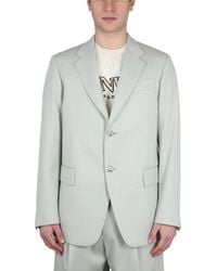 Lanvin - Single-Breasted Boxy Jacket - Lyst