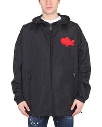 DSquared² - Relaxed Fit Hooded Jacket - Lyst