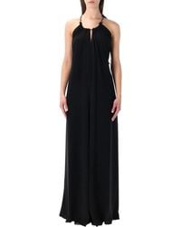 Max Mara - Alamaro Fluid Satin Sleeveless Jumpsuit - Lyst