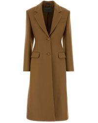 Balenciaga - Single-Breasted Wool Coat - Lyst