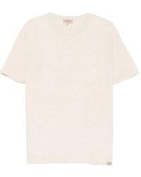 Woolrich - Cotton And Linen T-Shirt - Lyst