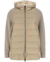 Brunello Cucinelli - Polyester Full-Length Jacket Clothing - Lyst