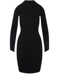 Courreges - Courregès Circle Rib Mini Dress - Lyst
