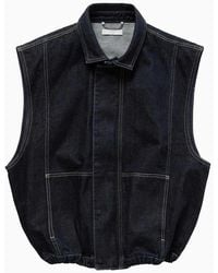 1989 STUDIO - Denim Vest Dark - Lyst