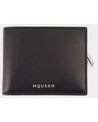 McQueen - Leather Wallet - Lyst