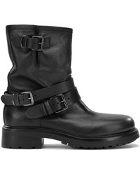 Strategia - Leather Rubber Boots Ankle - Lyst