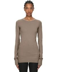 Rick Owens - Basic Ls T-Shirt - Lyst