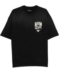 Amiri - Round Neck T-Shirt - Lyst