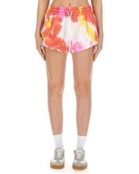MSGM - Tie Dye Bermuda Shorts - Lyst