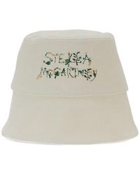 Stella McCartney - Bucket Hat With Logo Cotton - Lyst
