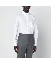 Thom Browne - Buttondown Cotton Shirt - Lyst