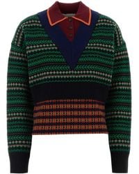 Dries Van Noten - Geometric Sweater - Lyst