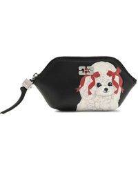 Ganni - Recycled Leather Wallet - Lyst