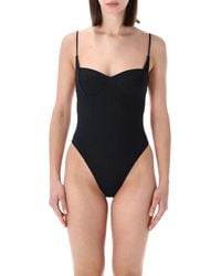 BELAMER - Nina Textured One Piece - Lyst