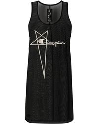 Rick Owens X Champion - Logo Short Dress - Lyst