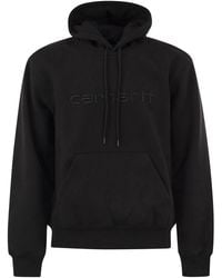 Carhartt - Hoodie With Embroidered Logo - Lyst