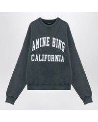 Anine Bing - Crewneck Sweatshirt With Logo - Lyst