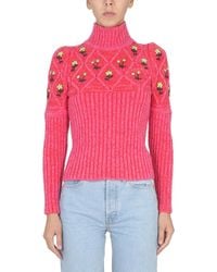 Cormio - Jersey With Floral Embroidery - Lyst