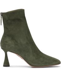 Aquazzura - "Amore 75 Mm" Ankle Boots With Zipper - Lyst
