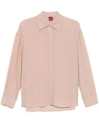 Pinko - Embellished Long Sleeve Shirt - Lyst