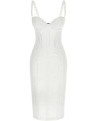 Elisabetta Franchi - Sleeveless Midi Dress - Lyst