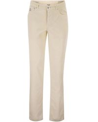 Brunello Cucinelli - Five-Pocket Cotton Corduroy Trousers - Lyst