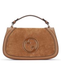 Gucci - Handbag G.Blondie Suede Dafne - Lyst