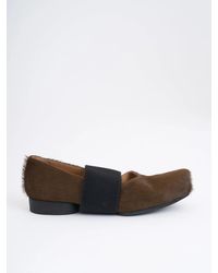 Uma Wang - Low-Heeled Leather Ballet Flats - Lyst