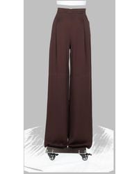 Max Mara - Pantalone A Gamba Ampia - Lyst