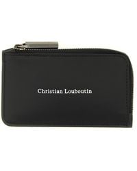 Christian Louboutin - 'Canopy' Zip Card Holder - Lyst