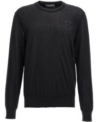 Dolce & Gabbana - Logo Embroidery Sweater - Lyst