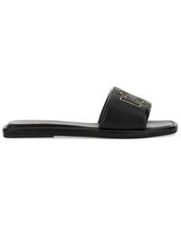 Tory Burch - Sandal Slider "Bouble T" - Lyst