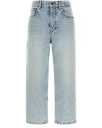 Balenciaga - Light-blue Denim Jeans - Lyst