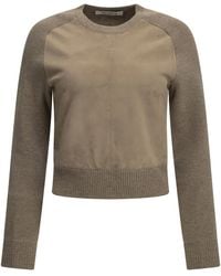 Max Mara - Crew-Neck Sweater Made Of Wool And Cashmere - Lyst