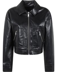 Anine Bing - "Assan" Recycled Leather Jacket - Lyst