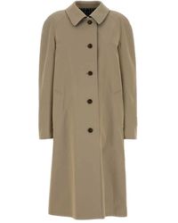Miu Miu - Gabardine Reversible Trench Coat - Lyst
