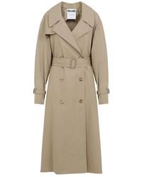 Moschino - Cotton Nylon Coat - Lyst
