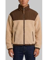 Ami Paris - Zip Jacket With Nylon Inserts - Lyst