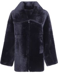 Blancha - Straight Merino Shearling Jacket - Lyst
