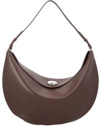 Jacquemus - Large Hobo Bag Ovalo Calf Leather Shoulder - Lyst
