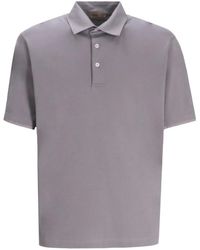 Herno - Short-Sleeve Cotton Polo Shirt - Lyst