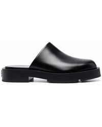 Givenchy - Squared Loafers With 4 Cm Heel - Lyst