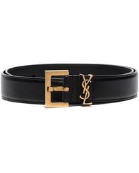 Saint Laurent - Cassandre Belt - Lyst