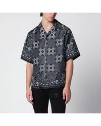 Amiri - Ma Check Camp Checked Silk Camp Shirt - Lyst