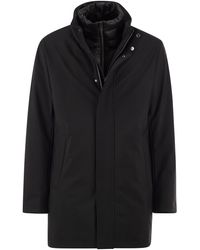 Montecore - Stretch Technical Fabric Jacket With Detachable Inner Bib - Lyst
